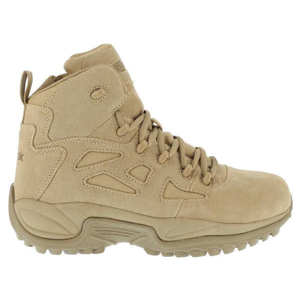 Reebok Men’s Stealth 6” Side-Zip Composite Toe Desert Tan  Boot RB8694 - BootSolution