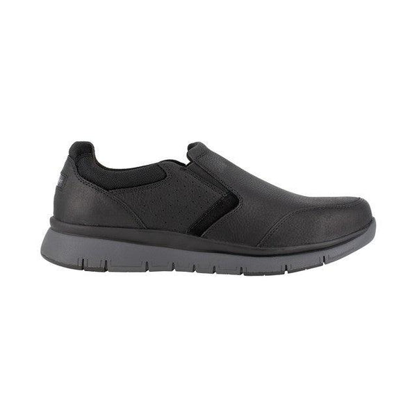 Rockport Men’s Black Slip-On Steel Toe Casuals Work Shoe RK5715 - BootSolution