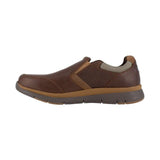 Rockport Men’s Brown Slip-On Steel Toe Casual Work Shoe RK5710 - BootSolution