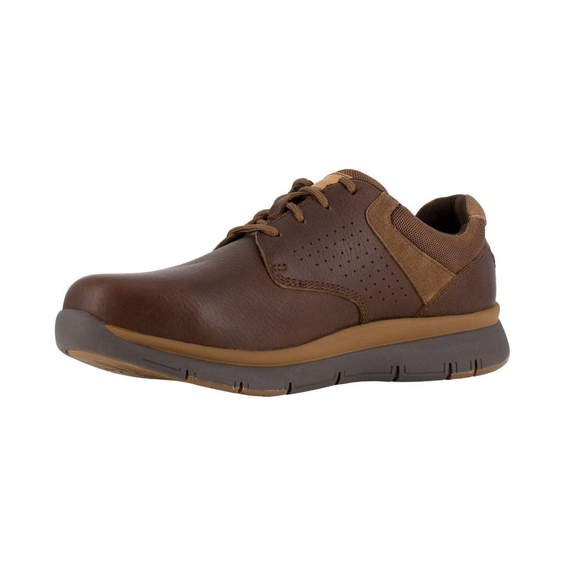Rockport Men’s Brown Steel Toe Casual Work Shoe RK5700 - BootSolution