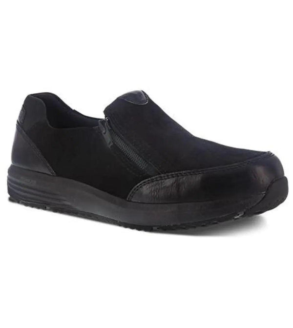 Rockport Women’s Black Slip on, Side Zip Steel Toe RK500 - BootSolution