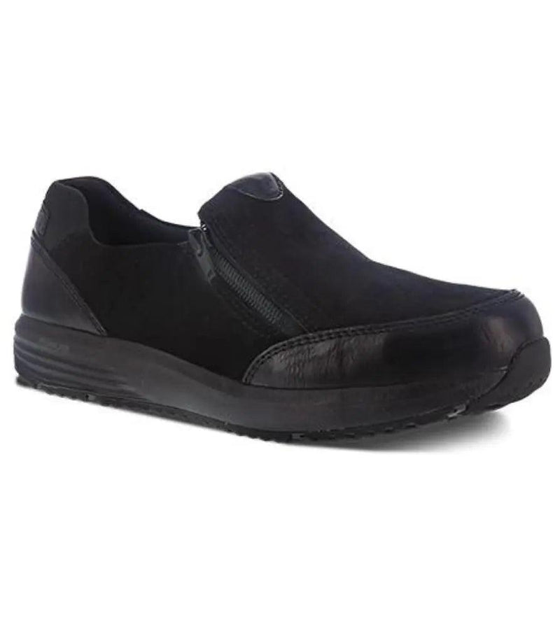 Rockport Women’s Black Slip on, Side Zip Steel Toe RK500 - BootSolution
