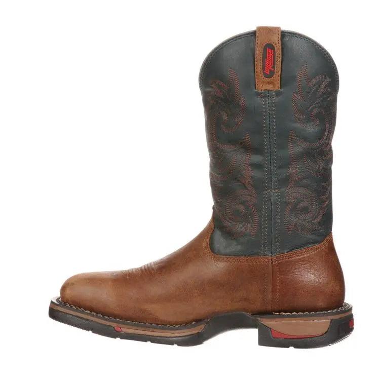 Rocky Long Range Mens Waterproof Western Pull-On Boot 8656 - BootSolution