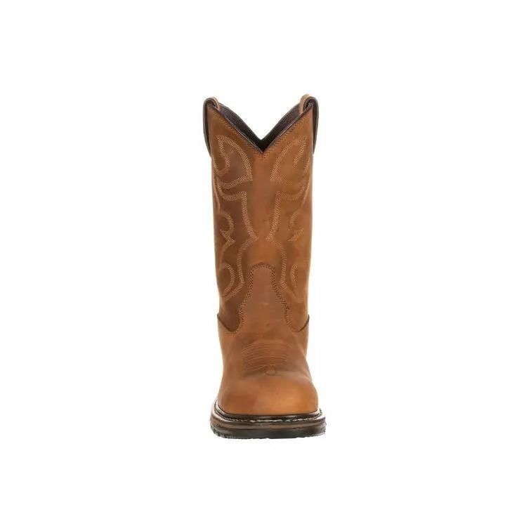 Rocky Original Ride Branson Mens Steel Toe Waterproof Western Roper Boot 2809 - BootSolution