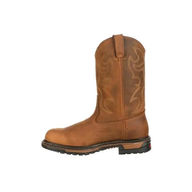 Rocky Original Ride Branson Mens Steel Toe Waterproof Western Roper Boot 2809 - BootSolution