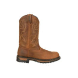 Rocky Original Ride Branson Mens Steel Toe Waterproof Western Roper Boot 2809 - BootSolution