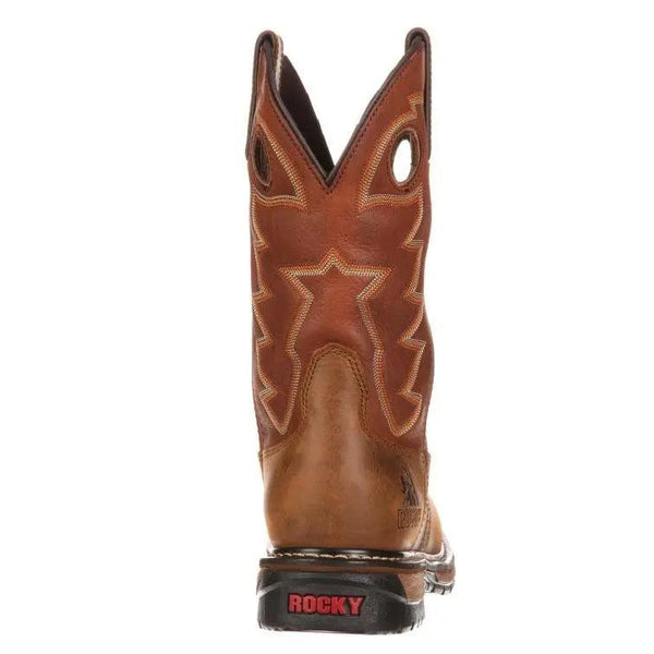 Rocky Original Ride Branson Saddle Roper Mens Western Boot 2775 - BootSolution