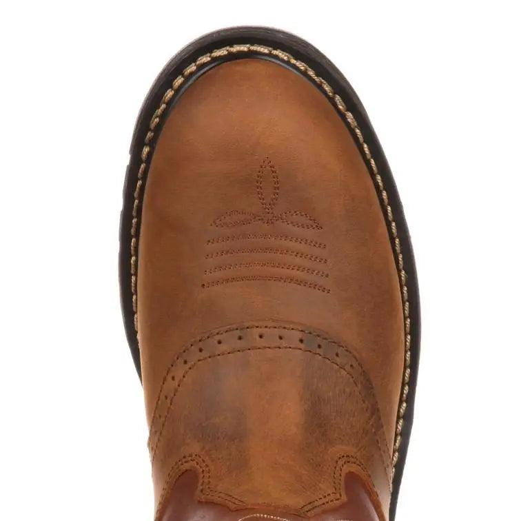 Rocky Original Ride Branson Saddle Roper Mens Western Boot 2775 - BootSolution