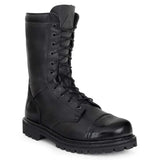 Rocky Side Zipper Black Leather 10" Jump Boot 2090 - BootSolution
