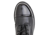 Rocky Side Zipper Black Leather 10" Jump Boot 2090 - BootSolution
