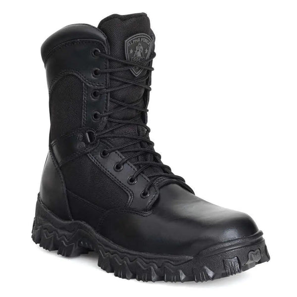 Rocky Waterproof Side Zipper Black Duty Boot 2173 - BootSolution