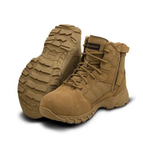 Smith & Wesson Men’s Breach 6” Side Zip Coyote Tactical Boot 810303 - BootSolution