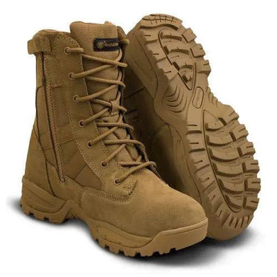 Coyote Tactical Army Stiefel - 2 Reißverschlüsse - Hellbraun