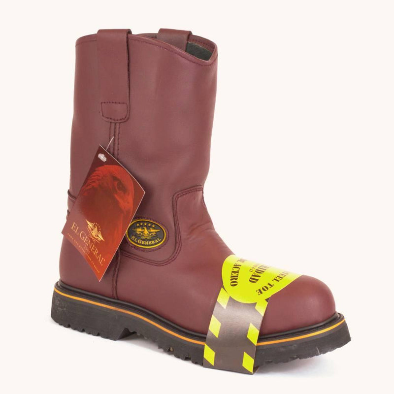 Steel Toe Pull-On Work Boots -El General Wellington Boots 113 - BootSolution